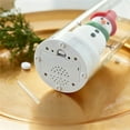 thumbnail image 5 of Christmas Snowman Voice Recording Ornament - Message-in-a-Bottle Style Decor, Festive Snowman Figurine with Voice Recorder for Holiday Gifting & Home Christmas Decor, 7.87*2.67in, White, 5 of 9