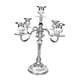 thumbnail image 5 of Candelabro de 5 brazos para mesa de comedor, adornos para banquetes, 36,5 cm de alto Plata, 5 of 7