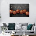 thumbnail image 5 of Inspirational Basketball Boys Room Wall Art Motivational Sports Basketball Pictures Wall Decor God Says You Are Canvas Print Painting Framed Modern Home Artwork For Dorm Gym Bedroom Office 16"x12", 5 of 7
