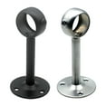 thumbnail image 4 of 2Pieces Ceiling Curtain Rod Holders Heavy Duty Stainless Steel Brackets For 25x100mm Poles Silver/Black, 4 of 9