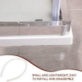 thumbnail image 3 of UPOUART Shower Water Splash Guard Water Leakage Prevention Silicone White 1Pcs, 3 of 8