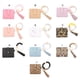 thumbnail image 4 of Minnieouse LLavero de mujer con borla, cartera, llavero a la moda, botón a presión, tarjetero, brazalete, pulsera, llavero, accesorio colgante Ropa, zapatos y accesorios Miscelánea Leopardo Minnieouse AP014087-10, 4 of 6