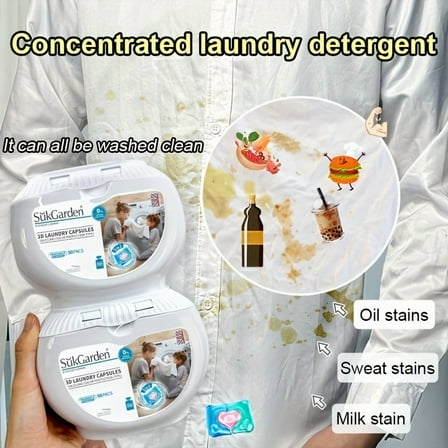 50pcs/box, 3in1 Fruity Scented Laundry Detergent Pacs, Laundry Detergent Capsules, Multifunctional Laundry Cleaning Detergent, For Softeness, Long Lasting Scent, Cleaning, Stains Removal