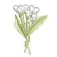 thumbnail image 2 of Broche de Ginkgo con Hoja de Metal de Moda, Alfileres , Hebilla de Bufanda para Cumpleaños de Mujer - Salvador alfiler de hebilla de bufanda, 2 of 10