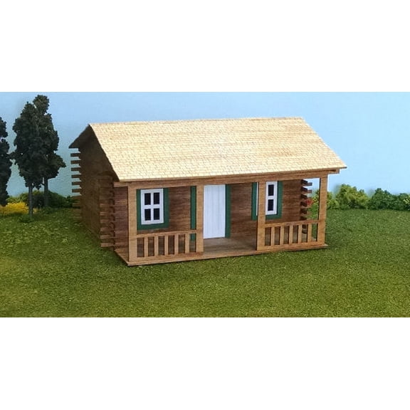 O Scale Laser Cut Custom Log Cabin Building Kit