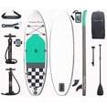 thumbnail image 2 of Aqua Plus 6inches Thick Inflatable SUP for All Skill Levels Stand Up Paddle Board,Paddle,Double Action Pump,ISUP Travel Backpack, Leash,Shoulder Strap,Youth,Adult Inflatable Paddle Board, 2 of 5