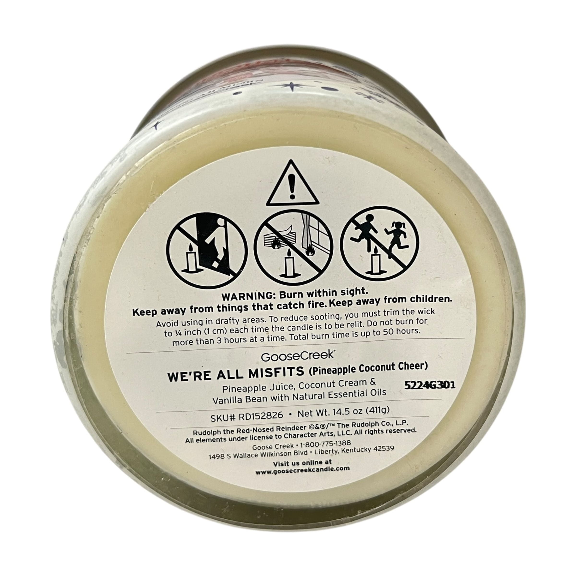 Goose Creek Rudolph We're All Misfits 3 Wick Candle 14.5 oz