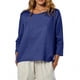 thumbnail image 2 of Camiseta blanca para mujer,Camiseta informal estampada de manga 3/4 para mujer, corte holgado, poliéster, cuello redondo, para uso diario, sopatenor, 2 of 9