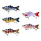 thumbnail image 4 of Wmhnj Señuelo de pesca de hundimiento multietapa con cuerpo de fibra endurecida, acabado realista pintado a mano y accin de natacin realista para lubina, perca americana y bagre., 4 of 7