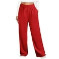thumbnail image 2 of Aloohaidyvio Pants with Pockets,Womens Sweatpants High Waisted Active Joggers Pants Baggy Lounge Bottoms, 2 of 4