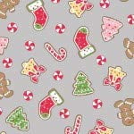 Grey Christmas Cookies - May Gry WE Whisk You Xmas Cookies - 9671M-K