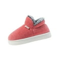 thumbnail image 2 of HaoXun Women's Closed-Toe Fleece-Lined Slippers - Stylish High-Top Warm Slippers for Fall/Winter, 2 of 9