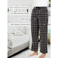 thumbnail image 3 of DG Hill Mens Pajama Pants, Fleece Pajama Bottoms with Pockets, Plaid or Camo Mens Sleep Pants, 3 of 9