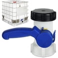 thumbnail image 1 of Adaptateur Universel pour Réservoir d'Eau IBC, Valve de Contrôle de Sortie pour Solutions Chimiques, Solutions à Base d'Acide, Solvants Organiques, Valve à Rabat 62mm DN40 pour Baril de Pluie, Robinet de Vidange pour Réservoir d'Eau, 1 of 6