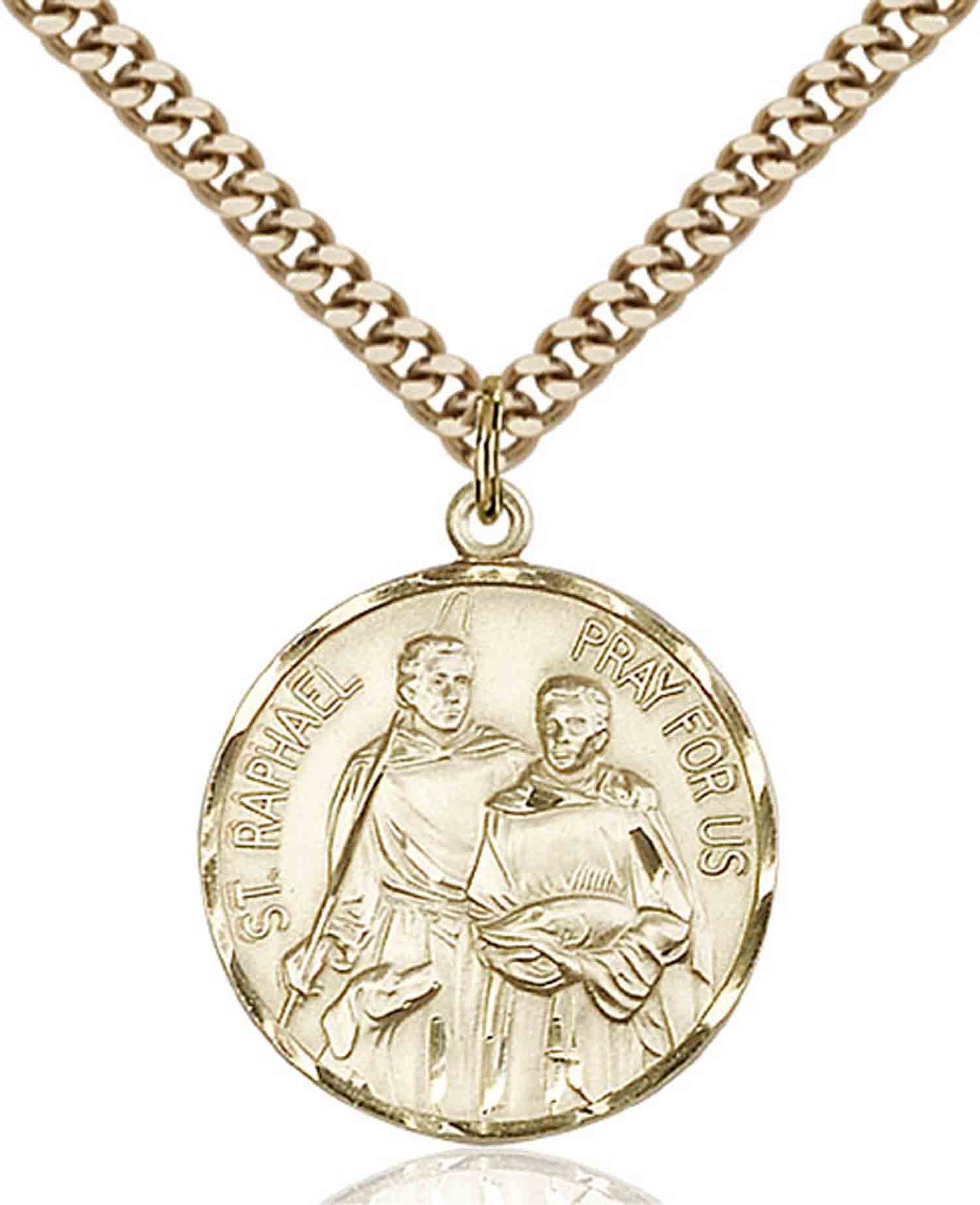 Bliss Manufacturing 14kt Gold Filled St. Raphael the Archangel