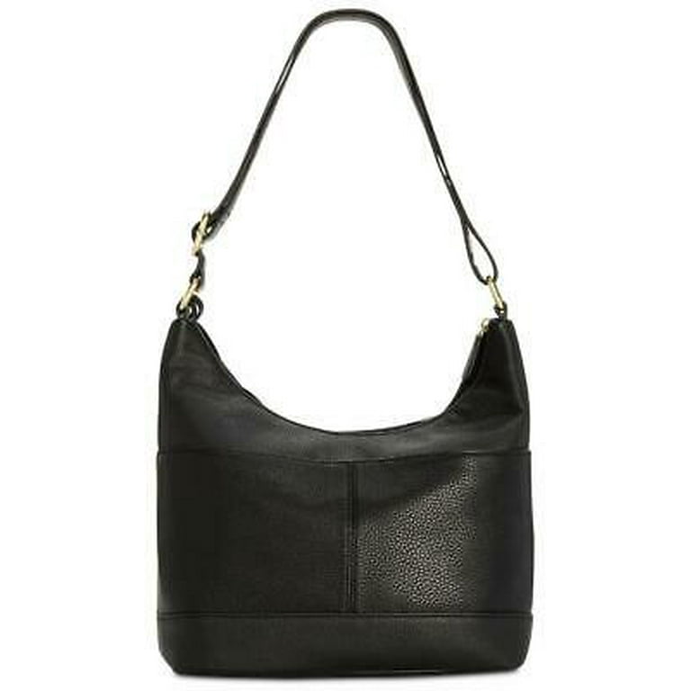 Giani Bernini Bridle Leather Hobo Bag Title Fawn Gold