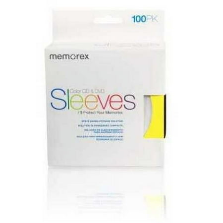 UPC: 0034707019690 | Memorex 100PK PAPER SLEEVES COLOR ( 32021969 )