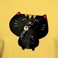thumbnail image 3 of CafePress - Black Sushi Cat T Shirt - Men's Classic Graphic T-Shirt, 3 of 4