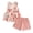5#Watermelon Red, variant on TAmten Clothes for 1 Year Old Girl Cute Bow Floral Print Sleeveless Dress and Ruffle Cardigan Set Summer 2 Piece Outfits(Pink,9-12 Months)