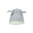 thumbnail image 4 of Hey Dude Ladies Wendy Linen Chambray Light Grey Shoes 121413058, 4 of 7
