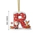 thumbnail image 1 of Decoraciones de Árbol de Navidad 2D Acrílico Decoración Carta Colgante con 26 Letras Diy Navidad Decoración Del Hogar Ornamentos Del Árbol de Navidad, 1 of 2