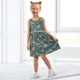 thumbnail image 7 of Girls Dress Resting Tiger Sleeveless Dress for Girls Hem A-Line Casual Sundress, 7 of 7