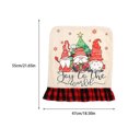 thumbnail image 2 of serony Chair Cover Xmas Decor Holiday Supplies Stretch Washable Christmas Decoration Dustproof Household Accessories Dining Table Case Strip Pattern, 2 of 6