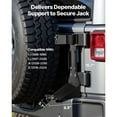 thumbnail image 2 of KFFKFF High Lift Jack Mount Bracket, Heavy-Duty Farm Jack Holder Kit, Mount Carrier for Off-Road Jacks, Compatible with YJ (1986-1996), TJ (1997-2006), JK (2006-2018), JL (2018-2024), 2 of 9