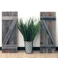 thumbnail image 2 of BARNWOODUSA Decorative Shutters Set of 2 Rustic Farmhouse Window Shutters with Traditional Barn Look Z Pattern Made from Reclaimed Wood Interior Country Style Decor Weathered Gray, 2 of 11