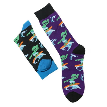 

Novelty Crew Tube Socks Fun Novelty Patterned Socks for Boyfriend Husband Dad 1