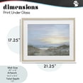 thumbnail image 4 of Stupell Industries Coastal Serenity Path Sunset Birch Framed Print Under Glass, 21 x 17, by Georgia Janisse, 4 of 8