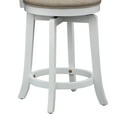 thumbnail image 6 of TMS French Country 24" Indoor Swivel Counter Stool, White, 6 of 6