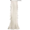 thumbnail image 1 of Ruffle Edge Pleated Curtain, Princess Decorative Curtain pure white curtain, 1 of 6