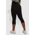 thumbnail image 5 of Pillowy Soft Fold Over High Waist Leggings - Black, 5 of 10