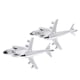 thumbnail image 4 of Favor De De Navidad De Las Mancuernas Del Diseñador Del Aeroplano Airoplane De 1 Par Hombres Hugo Gemelos, 4 of 6