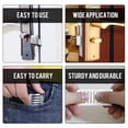 thumbnail image 4 of Travel Door Lock, Privateness Protection Compact Security Door Locker Portable  For Home, 4 of 8