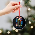 thumbnail image 6 of Rick And Morty Christmas Round Ornament Glass Circular Pendant Smooth Hanging Decoration for Home, Office & Christmas Tree, 6 of 8