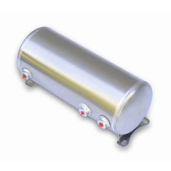 Ridetech Air Tank 3 Gallon Aluminum w/ 2- 1/4in Ports and 1- 1/8in Port