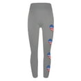 thumbnail image 5 of Vivianyo HD Women's Independence Day Yoga Patriotic Pants Fashion Casual 4Th Of July American Flag Print Leggings with Yoga Sport Elastic Slim Pants（All Colors and Sizes）, 5 of 5