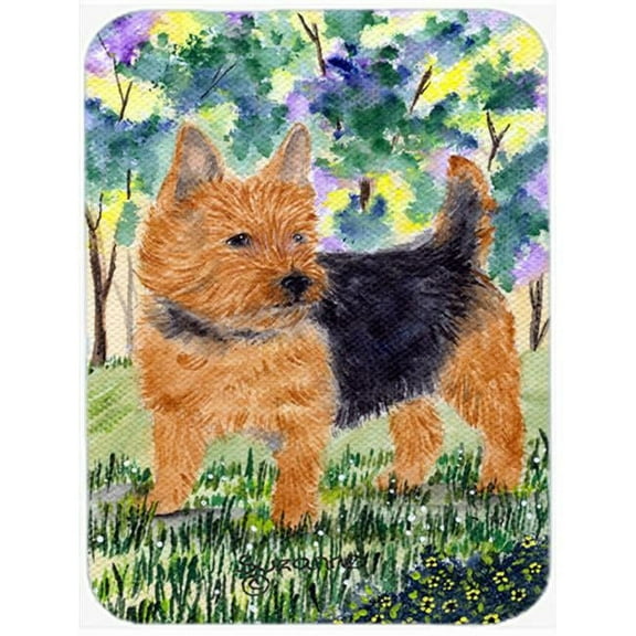 Carolines Treasures SS8218LCB Norwich Terrier Glass Cutting Board Large, 12H x 16W, multicolor