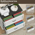 thumbnail image 3 of Vabches Farmhouse 2 Drawer File Cabinet, Office Filing Cabinet Nightstand with Metal Handles for Home Office, 3 of 9