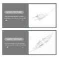 thumbnail image 2 of 2 Pcs Clear Extension Cords Invisible Extension Cord Christmas Light Extension For Indoor Outdoor With US Plug, 2 of 9