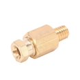 thumbnail image 4 of pipe nipple hose connector thread pipe nipple brass pipe fitting connector, 4 of 5