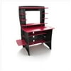 No Tools Assembly - Desk, Red And Black