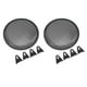 thumbnail image 3 of cubiertas para rejilla de altavoz de 8 pulgadas para coche, caravana, color negro, de metal y hierro, para subwoofer, s202412246488, 3 of 5