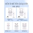 thumbnail image 4 of 1pc Lavender Color Headphone Case Compatible With Airpods Pro/pro2/3/2/1 With Transparent & Premium Anti-drop Design, 4 of 4