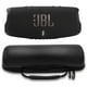 thumbnail image 1 of Altavoz portátil JBL Charge 5 resistente al agua con Powerbank incorporado y estuche de fibra de carbono gSport (negro), 1 of 5