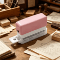 thumbnail image 6 of CCOCC 2026 New Mini 5-Hole Binding Machine - 5 Holes Binding Machine with 20 Loose-Leaf Binding Strips - Easy to Add Or Remove Papers, 6 of 7