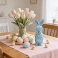 thumbnail image 1 of Adornos de Pascua, regalos de Pascua, adornos de conejito de Pascua con lentejuelas brillantes, decoración para el hogar, jardinería, escaparate, adorno de conejito de espuma, 1 of 6