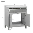 thumbnail image 3 of VISWILD 30" Bathroom Vanity with Sink, Soft Closing Doors, for Small Bathroom, Gray, 3 of 9